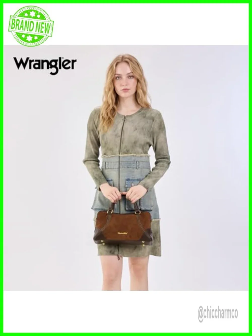 Faux Suede Satchel Crossbody Bag with Top Handle, Adjustable Strap